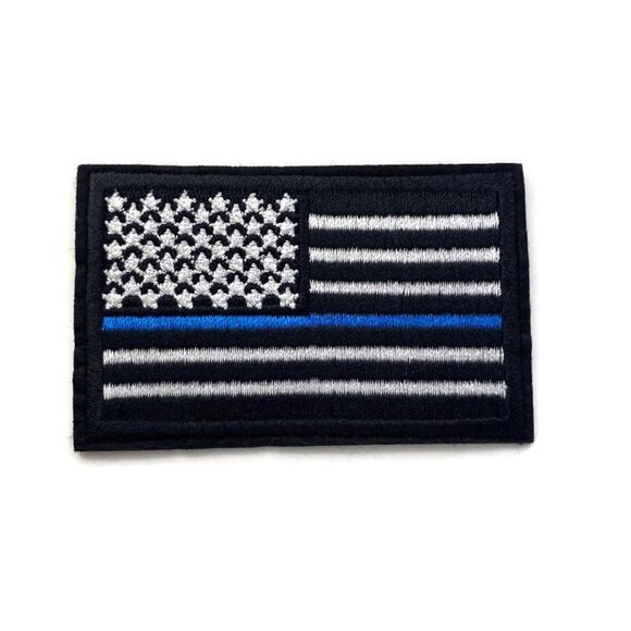 Blue Lives Matter Embroidered Patch - Picture 1 of 3